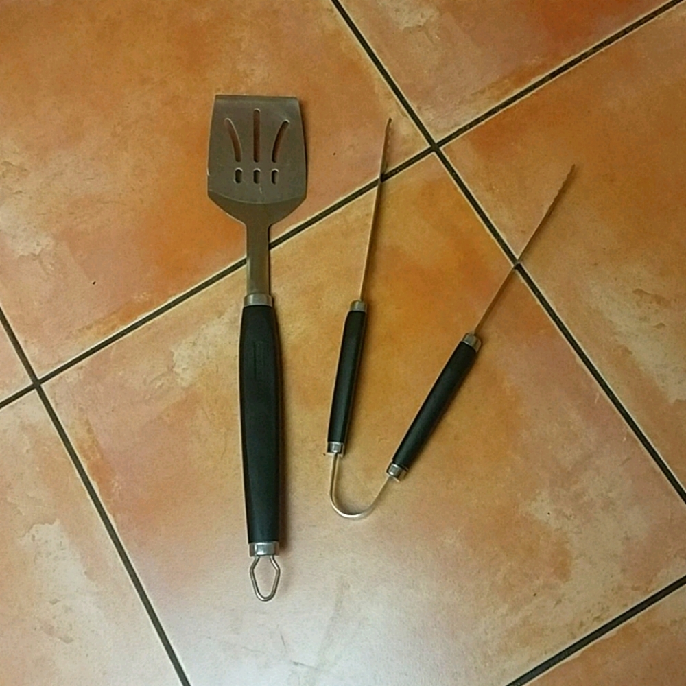 Brinkman BBQTool Set Spatula & Tongs